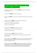 RST 230 EXAM 2 QUESTIONS AND  CORRECT ANSWERS 