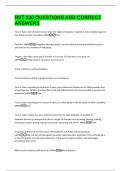 RST 230 QUESTIONS AND CORRECT  ANSWERS 