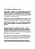 TCRN Practice Questions with correct Answers 2025&sol;2026&lpar; A&plus; GRADED 100&percnt; VERIFIED&rpar;&period;