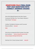 HEARTCODE PALS FINAL EXAM  TEST 2025 QUESTIONS WITH  CORRECT ANSWERS GRADED  A&plus; 