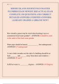 RHODE ISLAND JOURNEYMAN&sol;MASTER  PLUMBER EXAM NEWEST 2025 ACTUAL EXAM  COMPLETE 150 QUESTIONS AND CORRECT  DETAILED ANSWERS &lpar;VERIFIED ANSWERS&rpar;  &vert;ALREADY GRADED A&plus;&vert;&vert;BRAND NEW&excl;&excl;