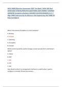 WGU D488 Objective Assessment 2025 Test Bank 2 With 360 Real  EXAM 2025 UPDATE&sol;PRACTICE QUESTIONS AND CORRECT VERIFIED  ANSWERS &lpar;complete solutions&rpar; ASSURED SUCCESS&sol;GRADED A&plus;&excl;&excl;&excl; &sol;  Wgu D488 Cybersecurity Architecture And Engineering OA&sol; D488 OA  Prep Test