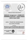BSW4803 Assignment 1 &lpar;COMPLETE ANSWERS&rpar; Semester 1 2025&lpar;146826&rpar; - DUE 22 April 2025&semi; 100&percnt; correct solutions and explanations&period;
