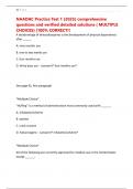 NAADAC Practice Test 1 &lpar;2025&rpar; comprehensive questions and verified detailed solutions &lpar; MULTIPLE CHOICES&rpar; &vert;100&percnt; CORRECT&excl;&excl;