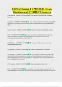 CWNA Chapter 1 UPDATED   Exam  Questions and CORRECT Answers 