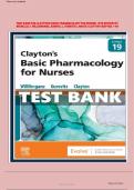 Test Bank For Clayton&rsquo;s Basic Pharmacology for Nurses 19th Edition By Michelle J&period; Willihnganz&comma; Samuel L&period; Gurevitz&comma; Bruce Clayton Chapter 1-48