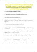 PACKAGE DEAL FOR ONS&sol;ONCC Chemotherapy Immunotherapy Certificate &vert; REAL EXAM QUESTIONS WITH 100&percnt; RATED CORRECT ANSWERS &vert; 100&percnt; VERIFIED &vert; 2025 LATEST UPDATED &vert; GET A&plus;