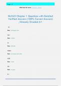 NU 545 Questions with Detailed Verified Answers &lpar;100&percnt; Correct Answers&rpar; &sol;Already Graded A&plus;