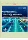  9780323757621Test Bank for Burns and Grove's The Practice of Nursing Research 9th Edition by Gray -TEST-BANK Economics &lpar;European School of Economics&rpar;