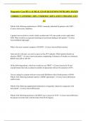 Progressive Care RN A &vert; 61 REAL EXAM QUESTIONS WITH 100&percnt; RATED CORRECT ANSWERS &vert; 100&percnt; VERIFIED &vert; 2025 LATEST UPDATED &vert; GET A&plus;