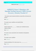 NURS5315 Exam 3 Questions with  Detailed Verified Answers &lpar;100&percnt; Correct  Answers&rpar; &sol;Already Graded A&plus;