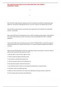 DOT CERTIFICATION EXAM ACTUAL EXAM 250 QUESTIONS AND CORRECT ANSWERS&vert;AGRADE