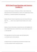 D270 Final Exam Questions and Answers  Graded A&plus;