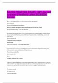 CAADC PRACTICE EXAM &vert; 100&percnt; Correct Answers &vert; Verified &vert; Latest 2025&sol;2026 Version