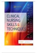TEST BANK CLINICAL NURSING SKILLS AND TECHNIQUES&comma; 10TH EDITION BY ANNE GRIFFIN PERRY ALL CHAPTERS COVERED QUESTIONS AND ANSWERS GRADED A&plus; NEWEST VERSION &vert;2025&vert;