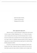   Appreciative Inquiry Columbia Southern University Project Management Overview BBA   What