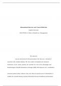   Informational Interview and Course Reflection  Capella University  BUS-FPX4121&colon; Ethics i