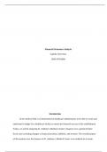   Financial Statement Analysis  Capella University BHA-FPX4008  Introduction  In the medic