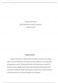   Develop a Research Plan  BHA-FPX4010 Intro to Health Care Research  Capella University  