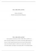   FMLA&comma; COBRA&comma; HIPAA&comma; and ERISA  CAPELLA UNIVERSITY  BUS4043 Compensation & Benefits Manag
