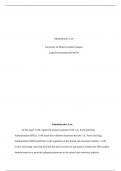   Administrative Law  University of Phoenix Global Campus Legal Environment &lpar;BUS670&rpar;   Adm