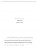   Efficient Market Hypothesis  Capella University Foundations of Finance   Efficient Marke