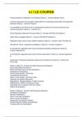 LI &sol; LE COURSE EXAM QUESTIONS AND ANSWERS