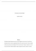   Developing an Operating Budget  Capella University  Abstract  The Medical-Surgical depar