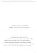1  Critical Analysis of Mainstream and Activism Media  COUN5336 - Counseling and Advocacy 
