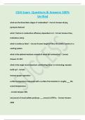 CSIA Exam Questions & Answers&vert;Latest Update