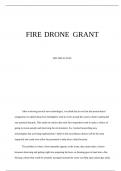   FIRE DRONE GRANT  FIR 2302-21&period;03&period;01  After reviewing several new technologies&comma; I recalle