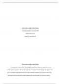   Gun Control in the United States Columbia Southern University EH 1020-15-SP22L-S9  Engli