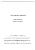   Elasticity&comma; Marginal Analysis&comma; and Opportunity Cost  Columbia Southern University  EC 63