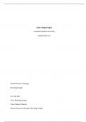   Unit 3 Project Paper  Columbia Southern University Employment Law  Human Resource Manage