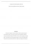 Evaluation of the Technical Quality of Three Tests  School of Social and Behavioral Scienc