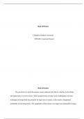   Risk of Return  Columbia Southern University  FIN 6301 Corporate Finance  Risk of Return