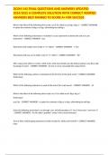 DCOM 142 FINAL QUESTIONS AND ANSWERS UPDATED 2024&sol;2025 A COMPLETE SOLUTION WITH CORRECT VERIFIED ANSWERS BEST RANKED TO SCORE A&plus; FOR SUCCESS