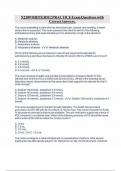 N2209 MIDTERM 2 PRACTICE Exam Questions with Correct Answers&period;