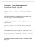 MAN 4583 Exam 2 questions well answered already passed