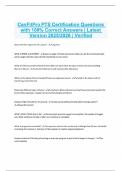 CanFitPro PTS Certification Questions with 100&percnt; Correct Answers &vert; Latest Version 2025&sol;2026 &vert; Verified