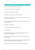 NURS 212 Exam&vert; Questions with Verified Solutions &vert; 100&percnt; Correct