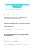 Nursing Home Administrator Licensure Exam &vert; Questions with Correct Answers &vert; Verified