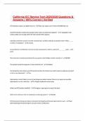 California ICC Service Tech 2025&sol;2026 Questions & Answers &vert; 100&percnt; Correct &vert; Verified