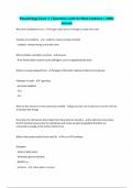 Parasitology Exam 1 &vert; Questions with Verified Solutions &vert; 100&percnt; Correct