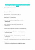 Parasitology Exam 2 &vert; Questions with Verified Solutions &vert; 100&percnt; Correct