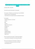 Parasitology Exam 3&vert; Questions with Verified Solutions &vert; 100&percnt; Correct