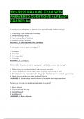 2024&sol;2025 NHA NAB EXAM WITH  ANSWERED QUESTIONS ALREADY  GRADED A&plus; 