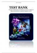 Test Bank &ndash; Principles of Biochemistry &lpar;5th Edition&comma; Moran & Horton&rpar; &vert; Complete Chapter Coverage &lpar;1-24&rpar; &vert; Latest 2024 Edition &vert; ISBN&colon; 9780137522866