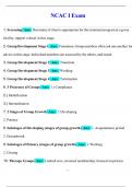 NCAC I Study Guide Exam Questions with Correct Answers&lpar;2025&sol;2026&rpar;&period;