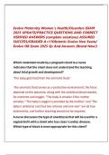 Evolve Maternity Women&rsquo;s Health&sol;Disorders EXAM  2025 UPDATE&sol;PRACTICE QUESTIONS AND CORRECT  VERIFIED ANSWERS &lpar;complete solutions&rpar; ASSURED  SUCCESS&sol;GRADED A&plus;&excl;&excl;&excl;Obstetric Evolve Hesi Exam&sol;  Evolve OB Exam 2025 Qs And Answers &lpar;Brand New&excl;&rpar;      Which statemen